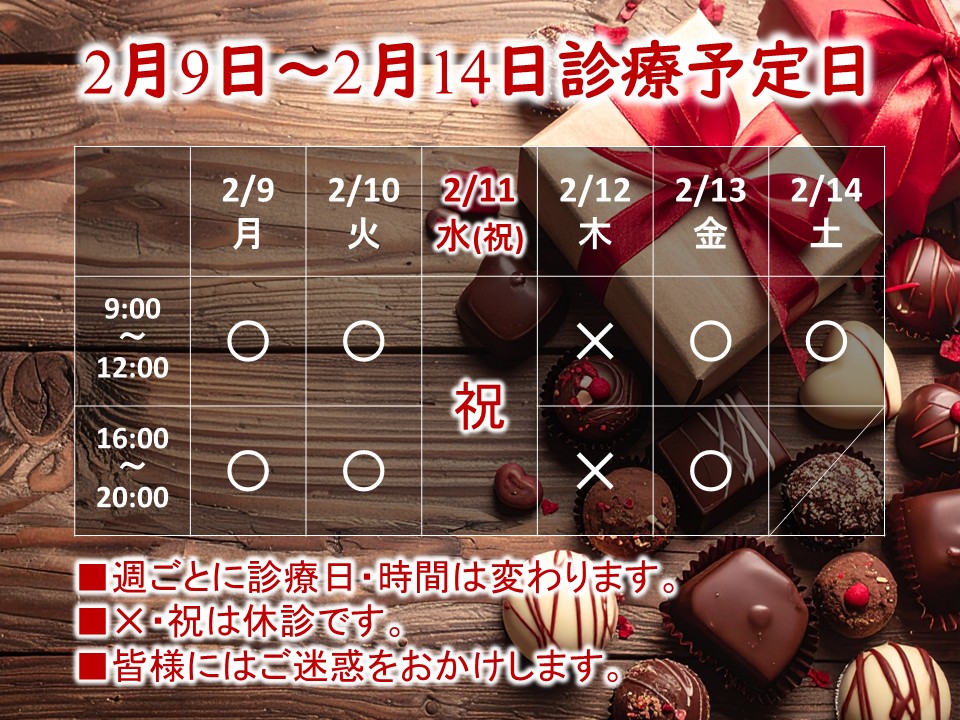2月9日-2月14日 2月9日-2月14日